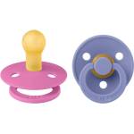 BIBS Залъгалки Bibs - Colour, Bubblegum/Peri, 0-6 м, 2 броя (110452) - baby