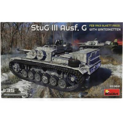 Miniart Tank Stug Iii Ausf. G Military With Winterketten 1943 / 1:35