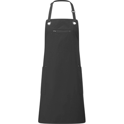 Premier Workwear Zástěra z recyklovaného materiálu a biobavlny PR121 Black 86x72cm