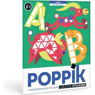 Poppik Samolepkové panorama Abeceda