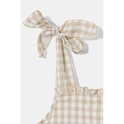 Jamiks Детска рокля с лен Jamiks HAVAR (AR.Sukienka.JLI140.G)