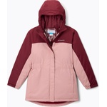 Columbia Детско скиорско яке Columbia Hikebound II long insulated eraser pink/rich wine