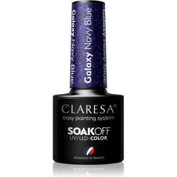 Claresa SoakOff UV/LED Color Galaxy гел лак за нокти цвят Navy Blue 5 гр