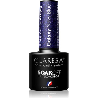 Claresa SoakOff UV/LED Color Galaxy гел лак за нокти цвят Navy Blue 5 гр