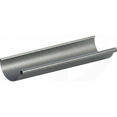 Krop Žľab strešný polkruhový oceľový 280 mm systém 130 3 m RAL 9007 Šedý hliník