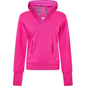 PUMA Graphic Hooded Sweat Womens - Pink
