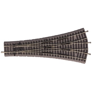 Piko Тройна стрелка w3 - 15°/r9 с пътна настилка /баласт/ (55425)