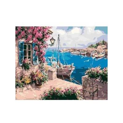 Smart Flamingo Creative set Flamingo Line Painting by numbers 40x50cm Landscape 3 (fys145)