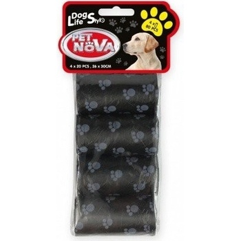 Pet Products Sáčky na zber exkrementov 4 rolky po 20 ks