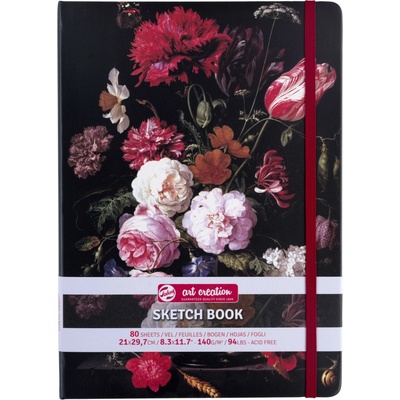 Talens Art Creation Sketchbook v pevnej väzbe Flowers 21 x 29,7