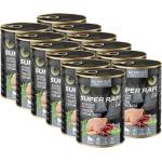 RAFI Super Rafi Cat Sterilised P&F Guinea fowl and Duck hearts 12 x 400 г