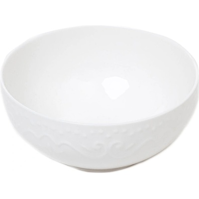 Homla Sylia miska bílá s ornamentem 15 cm