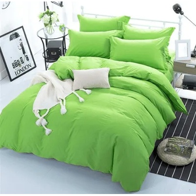 GoHome ЗЕЛЕН - Спален комплект с чаршаф с ластик
