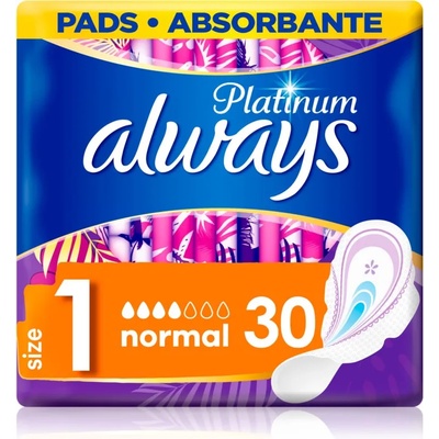 Always Platinum Normal Size 1 санитарни кърпи 30 бр
