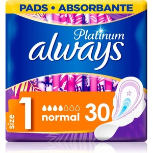Always Platinum Normal Size 1 санитарни кърпи 30 бр