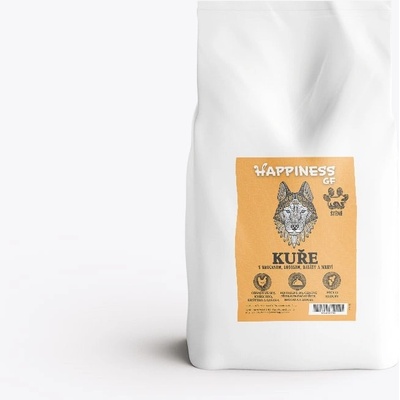 Happiness Grain Free Puppy kuře s krocanem lososem batáty a mrkví 2 kg