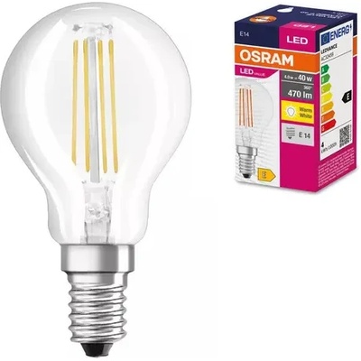 OSRAM LED ЛАМПА VALUE FILAMENT CLP40 470lm/827 E14 LEDVANCE (LEDVANCE 4099854568121)