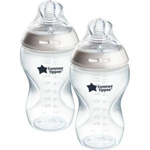 Tommee Tippee Комплект самостерилизиращи се бебешки шишета Tommee Tippee Natural Start - 2 х 340 ml (TT.0037) - ozone