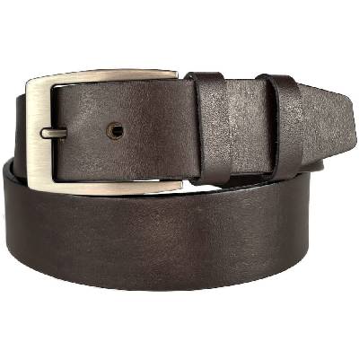 Penny Belts pánský kožený opasek 504-40 tmavě hnědý