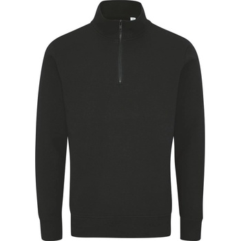 Mantis mikina s krátkym zipsom Čierna