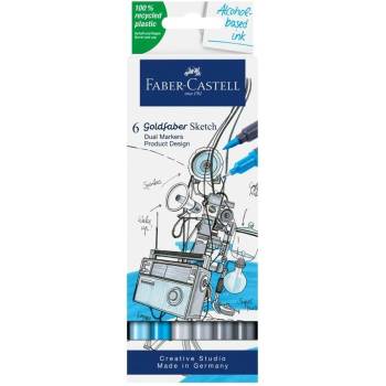 Faber-Castell Маркер Goldfaber Sketch - Design, 6 броя (1010160307)