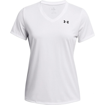 Image 1 of Under Armour Tech V-Neck Short Sleeve Womens - White