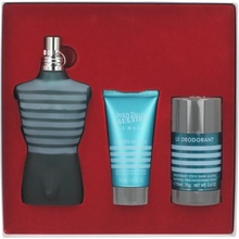 Jean Paul Gaultier Le Male EDT 125 ml + balzám po holení 50 ml + deostick 75 g Man dárková sada