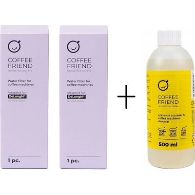 Coffee Friend DeLonghi 2 ks + odvápňovač 500 ml