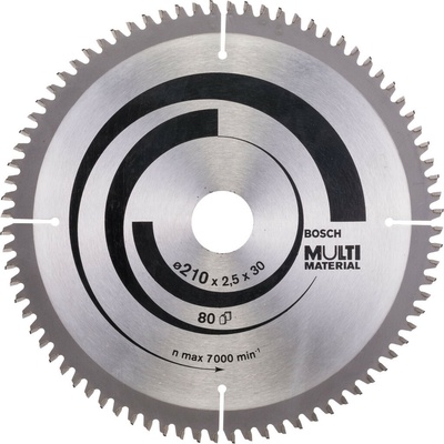 Bosch Pílový kotúč Multi Material 210 x 30 x 2,5 mm; 80 1ks 2608640445