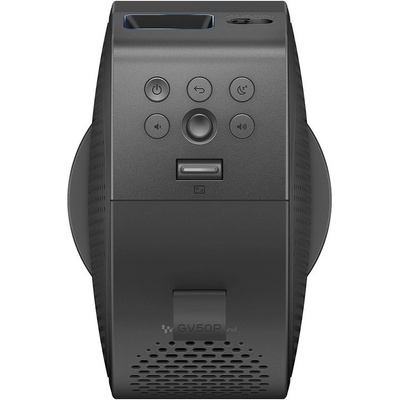 Портативен проектор BenQ GV50P BLACK, 550 lm, 1080p, Laser, REC 709, TR1.2, HDMI2.0, USB-C (USB DP/PD), Google TV, 16W (2.1CH) treVolo BT Spk, battery (9H.JSR77.50E)