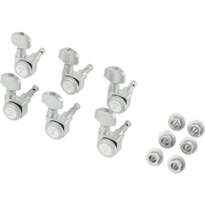 Fender Locking Stratocaster/Telecaster TM Brushed Chrome Chrome Тунинг част за китара (0990818000)