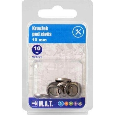 kroužek pod závěs 10mm (10ks)