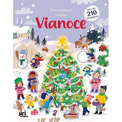 Samolepková knižka vianoce
