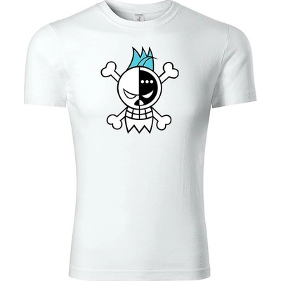 One Piece tričko Franky bílá