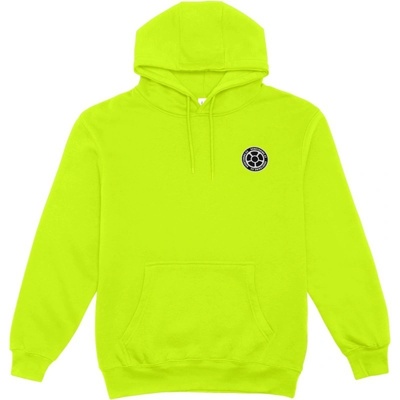 Scootering Gildan Heavy Blend s kapucí safety green