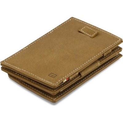 Kožená vysouvací peněženka s kapsou na mince Cavare Vintage Garzini Camel Brown