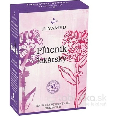 Juvamed bylinný čaj PĽÚCNIK LEKÁRSKY list 30 g