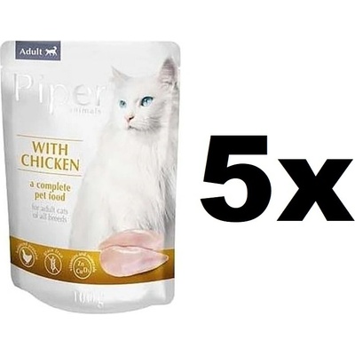 Piper cat Kuřecí 5 x 100 g