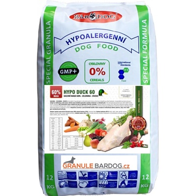 Bardog Hypoalergénne Hypo Duck 60 30/17 12 kg