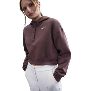 Nike Суитшърт w nsw phnx flc os crp hnly hdy (if0258-502)