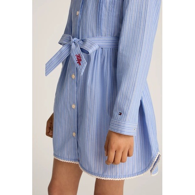 Tommy Hilfiger Детска памучна рокля Tommy Hilfiger (KG0KG08335.PPYA)