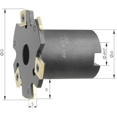 FORMAT Kotoučová fréza včetně nákružku z16 d 160 x10 mm