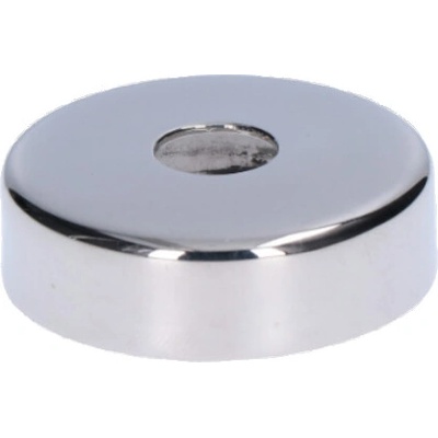 Kryt ø 45 mm na trubku ø 12 mm, leštěná nerez AISI 304