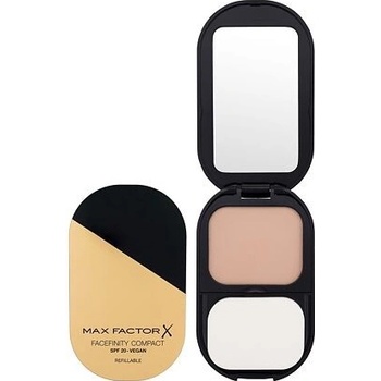 Max Factor Facefinity Refillable kompaktný zmatňujúci make-up SPF20 003 Natural Rose 10 g