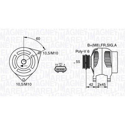 Generátor MAGNETI MARELLI 063377416010