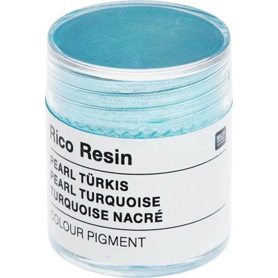 Rico Design Pigment do pryskyřice - perleťově tyrkysová – Zboží Dáma
