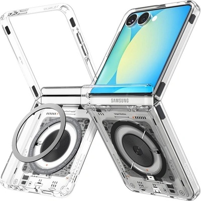 Samsung Z Flip7 SPIGEN ULTRA HYBRID MAG NEO ONE пластмасов протектор за телефон, устойчив на удар, MagSafe, ТРАНСМИТЪР ACS09560 (ACS09560)