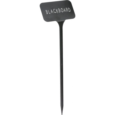 Menovka zapichovacie SL 275 čierna 27x13x8 cm lomená - 5 ks