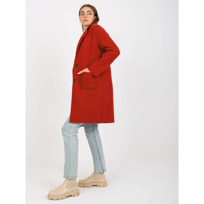 Och Bella Coat-TW-PL-BI-7372.18-dark orange tmavočervená
