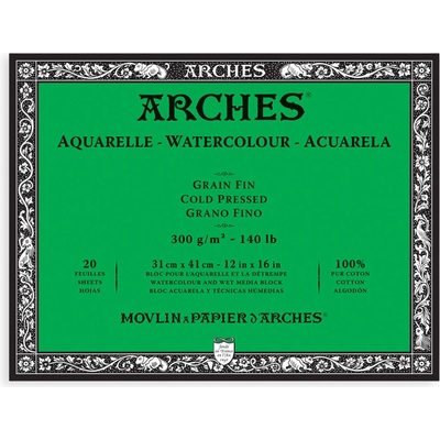 Blok Arches Cold Pressed, 300 g/m2 - 31 x 41 cm